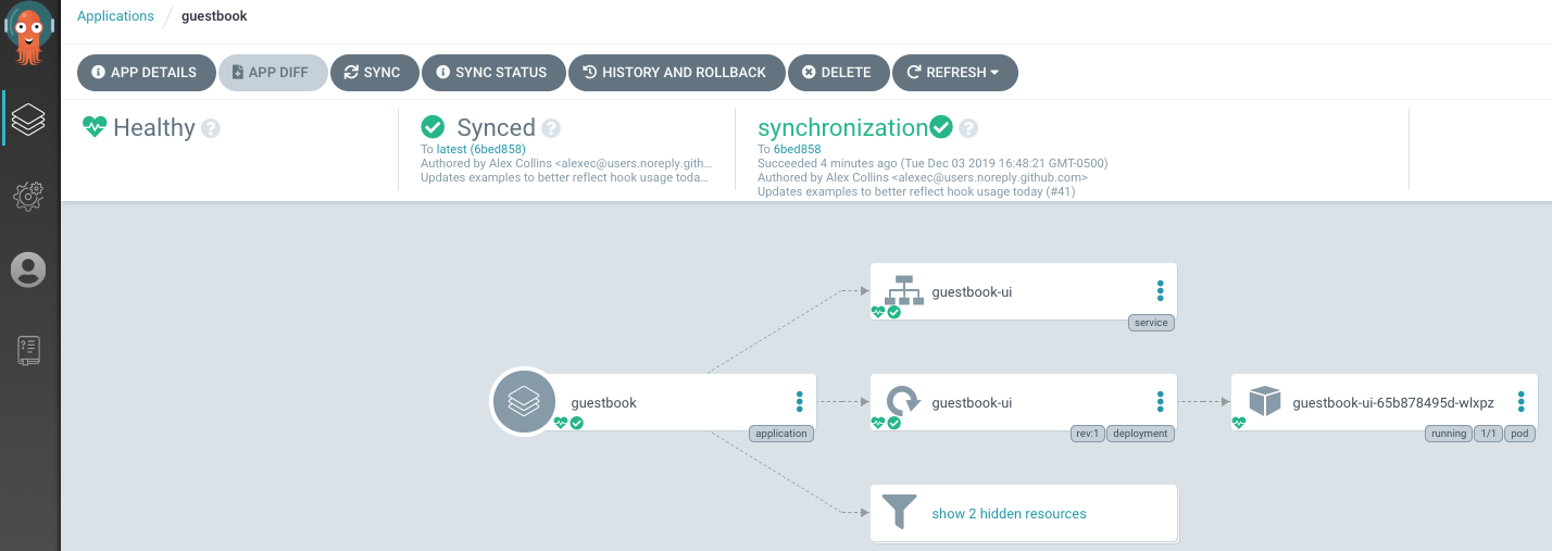 connect git repo