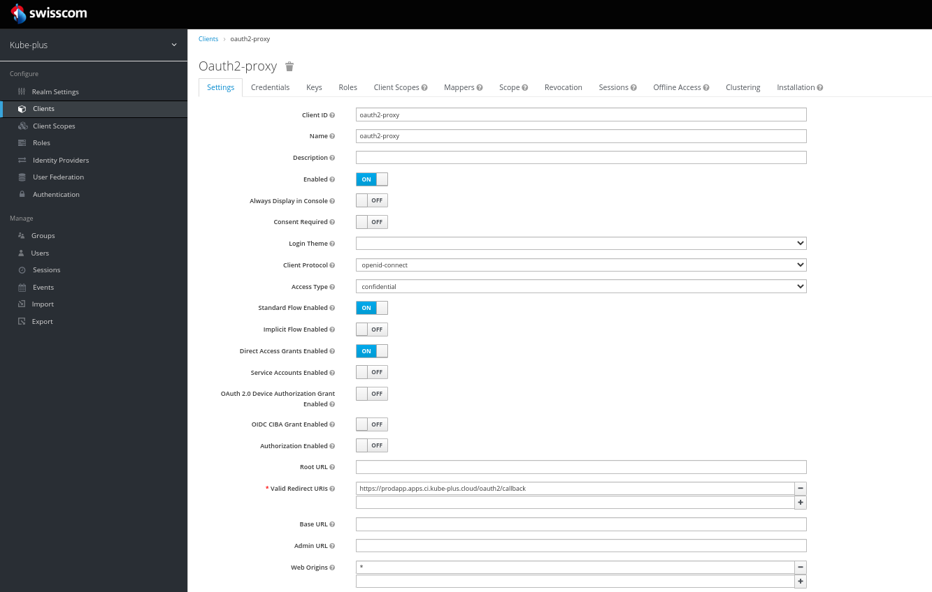 oauth2-proxy client